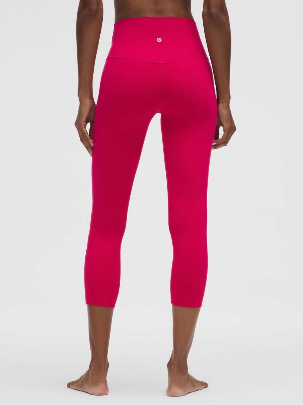 Lululemon Align High-Rise Crop 23" sz 6 Pink Dragonfruit